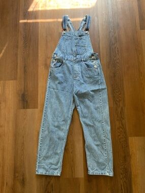 We The Free Ziggy Denim Overalls Light Blue